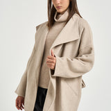 Cappotto donna Ceaton corto avorio MA0580FA D3D03I23SD ISABEL MARANT 