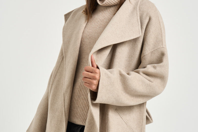 Cappotto donna Ceaton corto avorio MA0580FA D3D03I23SD ISABEL MARANT 
