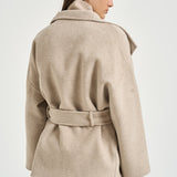Cappotto donna Ceaton corto avorio MA0580FA D3D03I23SD ISABEL MARANT 
