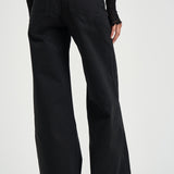 Jeans donna Lemony a gamba ampia nero PA0052FB D1H02I02FK ISABEL MARANT 