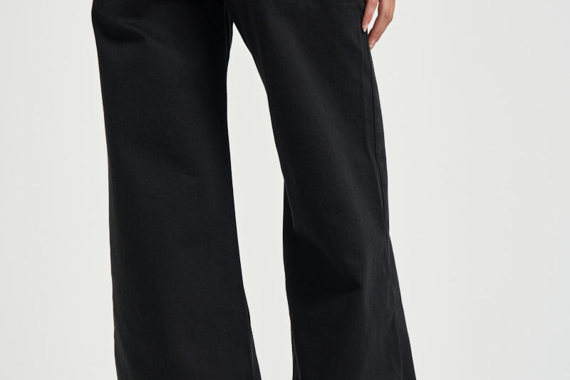 Jeans donna Lemony a gamba ampia nero PA0052FB D1H02I02FK ISABEL MARANT 
