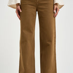 Jeans donna Lemony a gamba ampia tabacco PA0052FB D1H02I50BZ ISABEL MARANT 