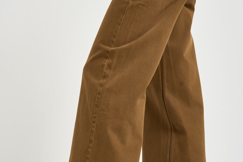 Jeans donna Lemony a gamba ampia tabacco PA0052FB D1H02I50BZ ISABEL MARANT 