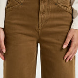 Jeans donna Lemony a gamba ampia tabacco PA0052FB D1H02I50BZ ISABEL MARANT 