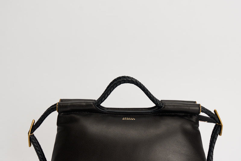 Borsa donna Pipa M in pelle nera PM0124FA D4C01M01BK ISABEL MARANT 