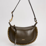Borsa donna Oskan Moon in pelle marrone PP0003FA A1C01M67DO ISABEL MARANT 