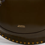 Borsa donna Oskan Moon in pelle marrone PP0003FA A1C01M67DO ISABEL MARANT 