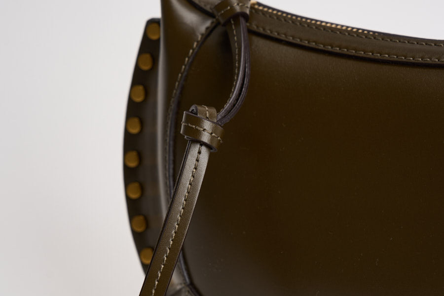 Borsa donna Oskan Moon in pelle marrone PP0003FA A1C01M67DO ISABEL MARANT 