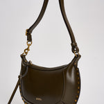 Borsa donna Oskan Moon in pelle marrone PP0003FA A1C01M67DO ISABEL MARANT 