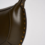 Borsa donna Oskan Moon in pelle marrone PP0003FA A1C01M67DO ISABEL MARANT 