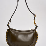 Borsa donna Oskan Moon in pelle marrone PP0003FA A1C01M67DO ISABEL MARANT 