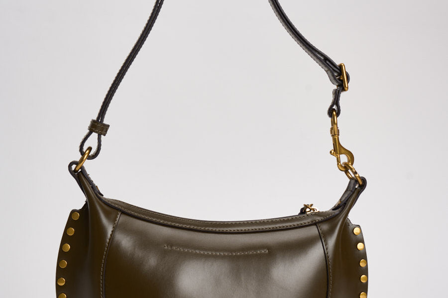Borsa donna Oskan Moon in pelle marrone PP0003FA A1C01M67DO ISABEL MARANT 