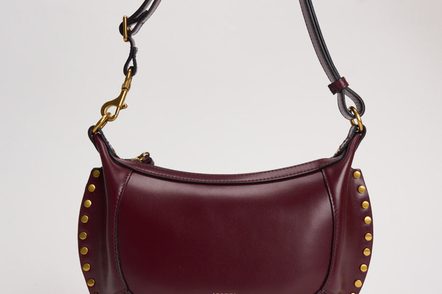 Borsa donna Oskan Moon in pelle bordeaux PP0003FA A1C01M80BY ISABEL MARANT 