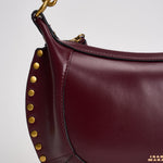 Borsa donna Oskan Moon in pelle bordeaux PP0003FA A1C01M80BY ISABEL MARANT 