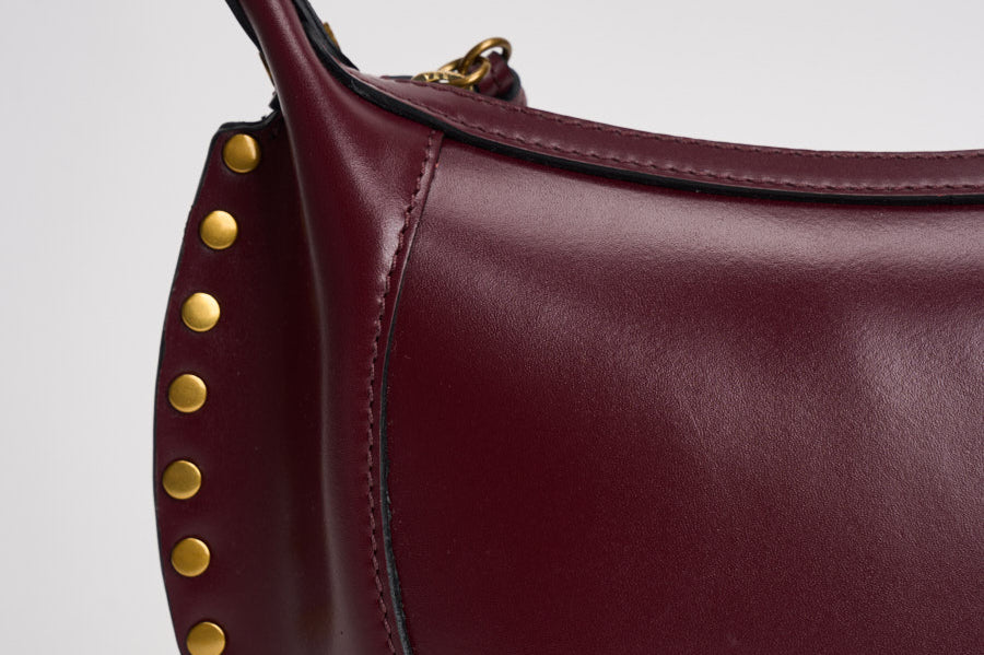 Borsa donna Oskan Moon in pelle bordeaux PP0003FA A1C01M80BY ISABEL MARANT 