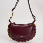 Borsa donna Oskan Moon in pelle bordeaux PP0003FA A1C01M80BY ISABEL MARANT 