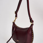 Borsa donna Oskan Moon in pelle bordeaux PP0003FA A1C01M80BY ISABEL MARANT 