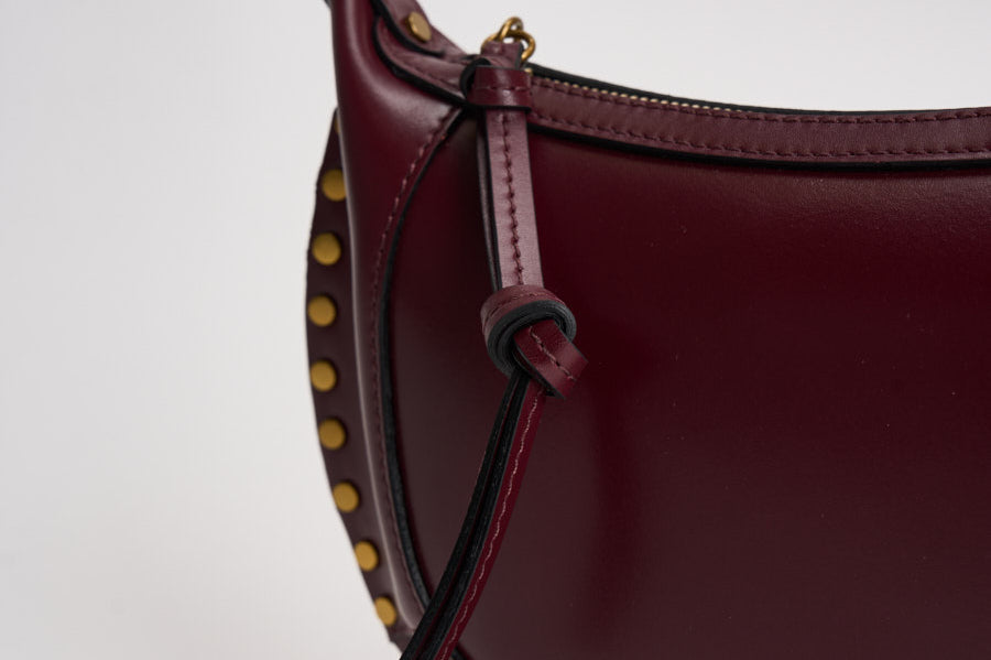 Borsa donna Oskan Moon in pelle bordeaux PP0003FA A1C01M80BY ISABEL MARANT 