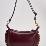 Borsa donna Oskan Moon in pelle bordeaux PP0003FA A1C01M80BY ISABEL MARANT 