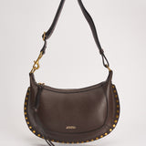 Borsa donna Oskan Moon in pelle martellata marrone PP0003FA D1C04M50CF ISABEL MARANT 