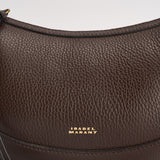 Borsa donna Oskan Moon in pelle martellata marrone PP0003FA D1C04M50CF ISABEL MARANT 