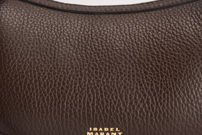 Borsa donna Oskan Moon in pelle martellata marrone PP0003FA D1C04M50CF ISABEL MARANT 
