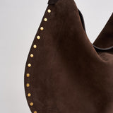 Borsa donna Oskan Hobo Soft in suede marrone PP0200FA B2C03M50CF ISABEL MARANT 