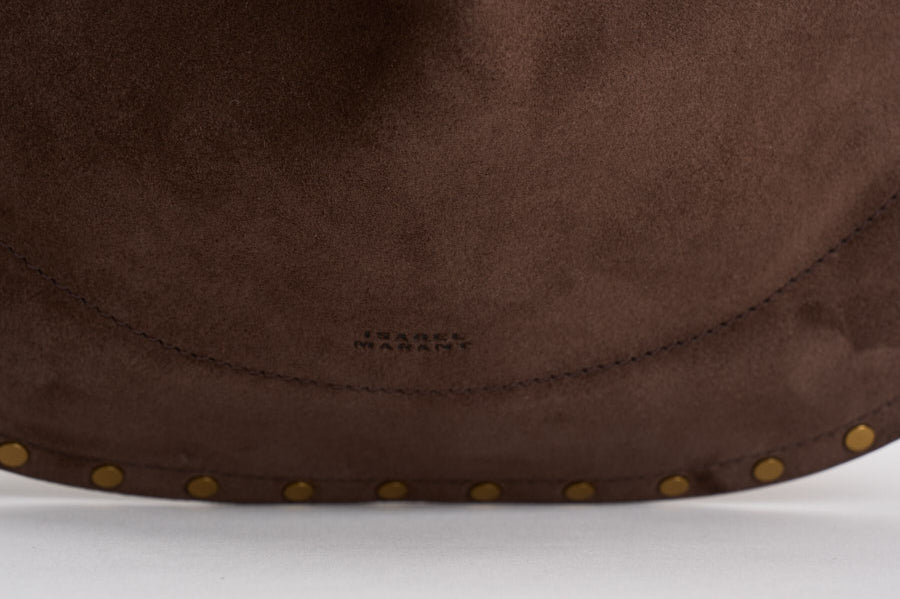 Borsa donna Oskan Hobo Soft in suede marrone PP0200FA B2C03M50CF ISABEL MARANT 