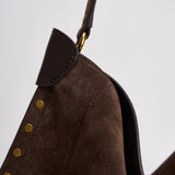 Borsa donna Oskan Hobo Soft in suede marrone PP0200FA B2C03M50CF ISABEL MARANT 