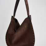 Borsa donna Oskan Hobo Soft in suede marrone PP0200FA B2C03M50CF ISABEL MARANT 