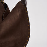 Borsa donna Oskan Hobo Soft in suede marrone PP0200FA B2C03M50CF ISABEL MARANT 