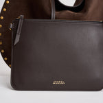 Borsa donna Oskan Hobo Soft in suede marrone PP0200FA B2C03M50CF ISABEL MARANT 