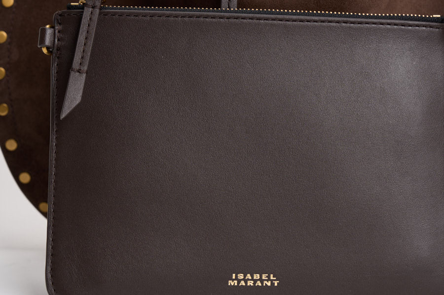 Borsa donna Oskan Hobo Soft in suede marrone PP0200FA B2C03M50CF ISABEL MARANT 