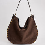 Borsa donna Oskan Hobo Soft in suede marrone PP0200FA B2C03M50CF ISABEL MARANT 