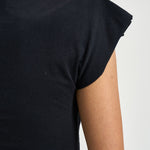 Top donna Nadrine drappeggiato nero TS0341FA A1N4101BK ISABEL MARANT 