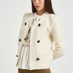 Giacca donna Suely corta panna VE0751FA D3E05I23EC ISABEL MARANT 