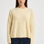 Maglia donna Amelie girocollo giallo pastello AMELIE ANIS KUJTEN 