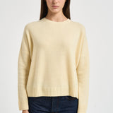 Maglia donna Amelie girocollo giallo pastello AMELIE ANIS KUJTEN 
