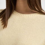 Maglia donna Amelie girocollo giallo pastello AMELIE ANIS KUJTEN 