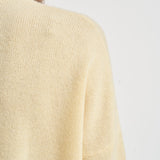 Maglia donna Amelie girocollo giallo pastello AMELIE ANIS KUJTEN 