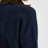 Maglia donna Amelie girocollo blu navy AMELIE MARINE KUJTEN 