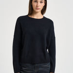 Maglia donna Amelie girocollo nera AMELIE NOIR KUJTEN 