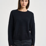 Maglia donna Amelie girocollo nera AMELIE NOIR KUJTEN 