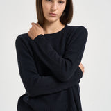 Maglia donna Amelie girocollo nera AMELIE NOIR KUJTEN 