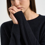 Maglia donna Amelie girocollo nera AMELIE NOIR KUJTEN 