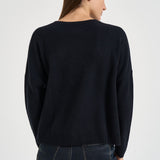 Maglia donna Amelie girocollo nera AMELIE NOIR KUJTEN 