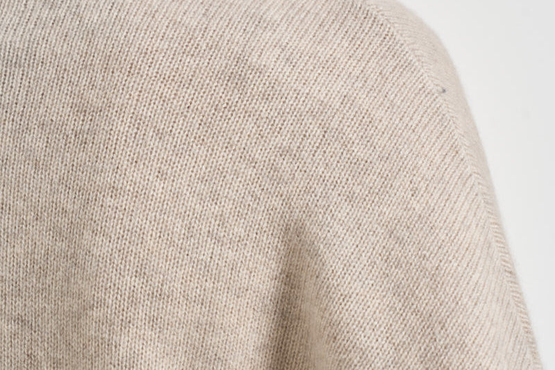 Maglia donna Tila collo alto beige chiaro TILA AVOINE KUJTEN 