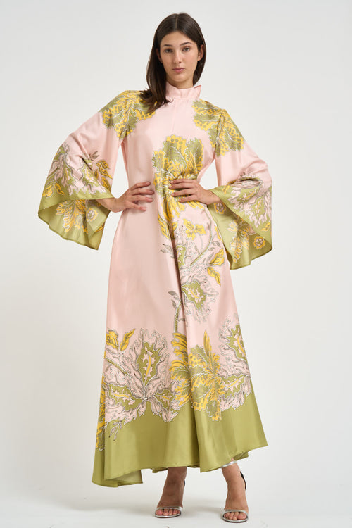 Abito donna lungo Magnifico multicolor DRE0232 PI01 LA DOUBLE J. 