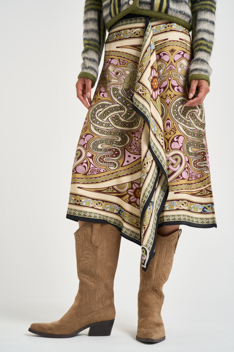 Gonna donna midi multicolor SKI0160 GR01 LA DOUBLE J. 