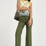 Top donna La Scala bianco e verde TOP0016 GR02 LA DOUBLE J. 